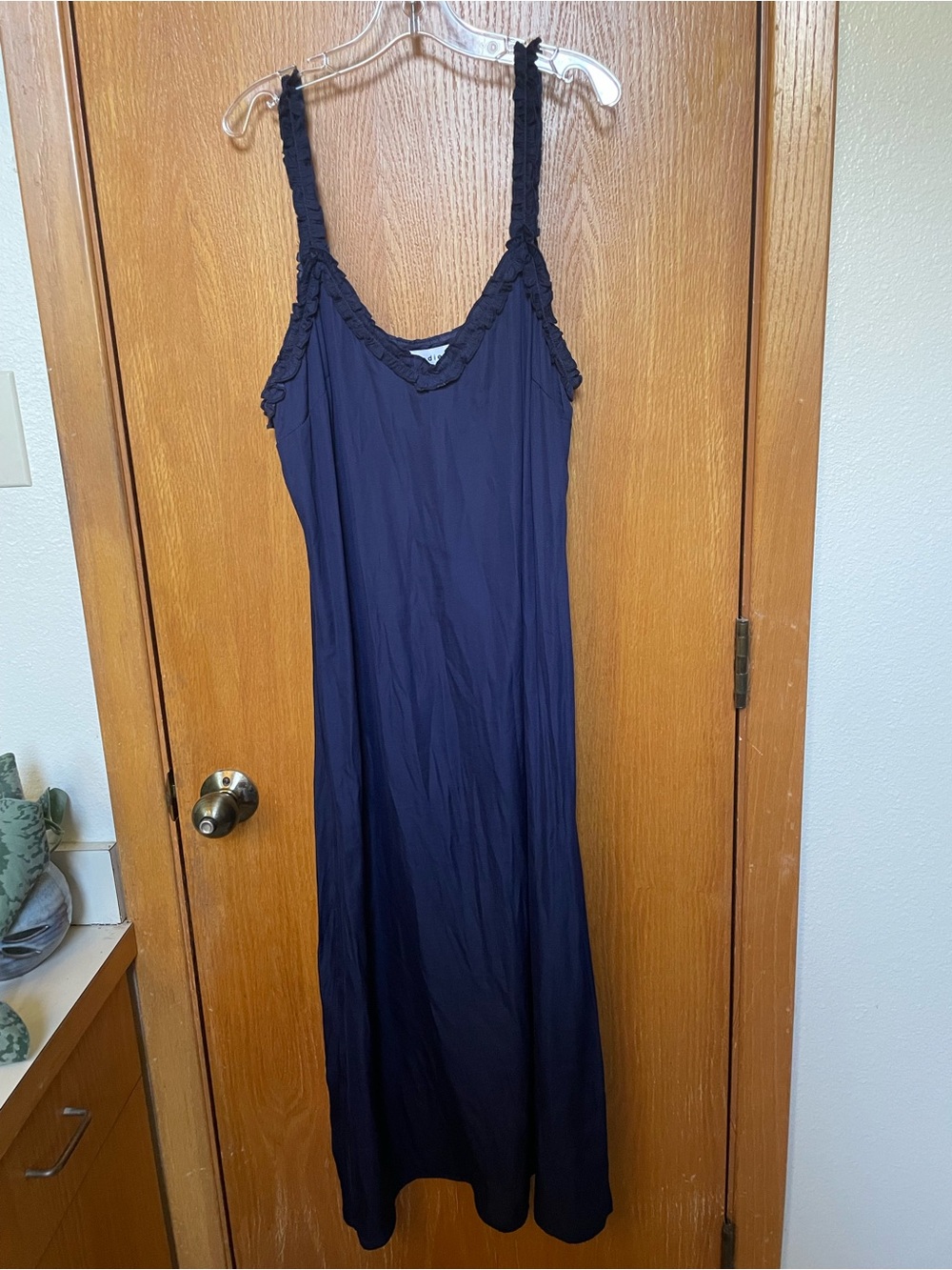 Moodie Women's Navy Slip Dress, size L